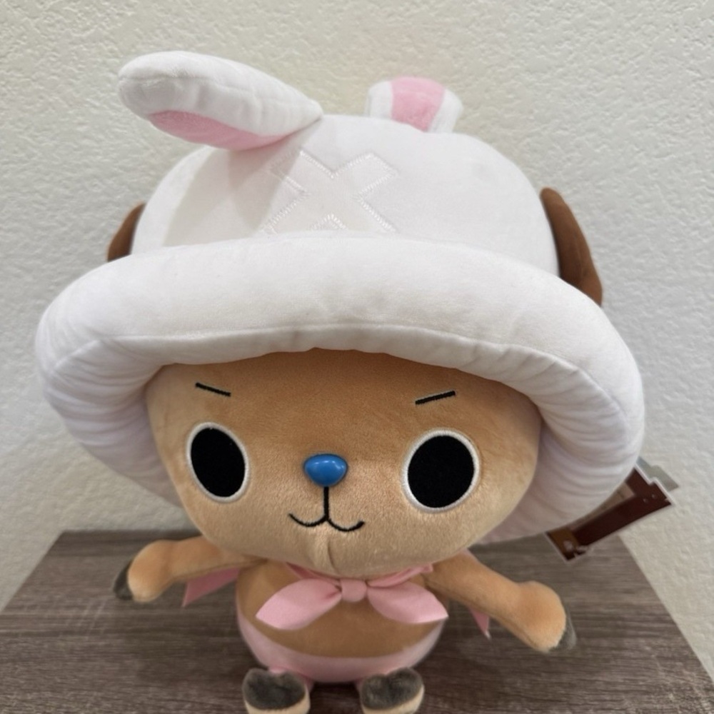 One Piece Tony Tony Chopper Plush 18” Bunny Hat Round 1 Exclusive NEW w/ Tags